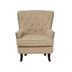Beliani Fauteuil VIBORG - Beige Polyester 9 Beliani Fauteuil VIBORG - Beige Polyester -Beste Fauteuil Winkel 028d5be9672e4918bf30f9dba7c722b6