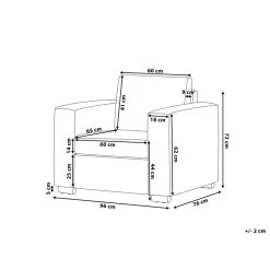 Beliani Fauteuil HELSINKI - Zwart Leer -Beste Fauteuil Winkel 0754457dd21d4180af5fbb2efb8dfcf9