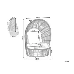 Beliani Fauteuil LIDO - Beige Rotan -Beste Fauteuil Winkel 0858c38da24d488e8a712a1c2c911fd6