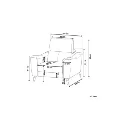 Beliani Fauteuil NARWIK - Bruin Kunstleer, Leer -Beste Fauteuil Winkel 0fc1815d8ca247628e7ebd83bff4a409