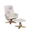 Beliani Massagestoel RELAXPRO - Beige Kunstleer -Beste Fauteuil Winkel 1000001959