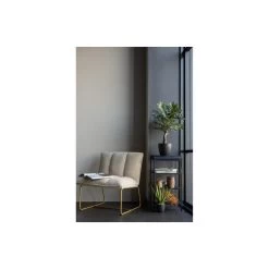 WOOOD Fie Fauteuil - Ribstof - Zand - 77x64x71 -Beste Fauteuil Winkel 1000013722 0102