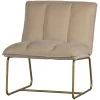 WOOOD Fie Fauteuil - Ribstof - Zand - 77x64x71 -Beste Fauteuil Winkel 1000013722