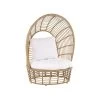 Beliani Fauteuil LIDO - Beige Rotan