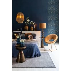 Stoel Charlie - Karamel/Goud - Velvet -Beste Fauteuil Winkel 1000022099 0111