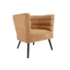 Leitmotiv Stoel Explicit - Suede Look Okergeel - 74x71x74cm -Beste Fauteuil Winkel 1000023407
