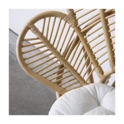 Giga Meubel Rotan Stoel - Zithoogte 43cm - 90x40x94cm - Leaf Chair Rotan -Beste Fauteuil Winkel 1000027546 0103