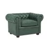 Beliani Fauteuil CHESTERFIELD - Groen Kunstleer -Beste Fauteuil Winkel 1000027699