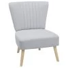 Beliani Fauteuil VAASA - Grijs Polyester -Beste Fauteuil Winkel 1000027722