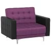 Beliani Fauteuil ABERDEEN - Paars Polyester -Beste Fauteuil Winkel 1000027732