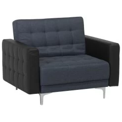 Beliani Fauteuil ABERDEEN - Grijs Polyester