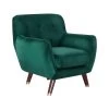 Beliani Fauteuil BODO - Groen Fluweel -Beste Fauteuil Winkel 1000027750