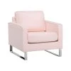 Beliani Fauteuil VIND - Roze Polyester -Beste Fauteuil Winkel 1000027771