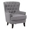 Beliani Fauteuil VIBORG - Grijs Polyester -Beste Fauteuil Winkel 1000027799