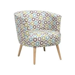 Beliani Fauteuil ODENZEN - Multicolor Polyester
