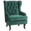 Beliani Oorfauteuil ALTA - Groen Fluweel -Beste Fauteuil Winkel 1000027814