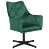 Beliani Fauteuil VAKSALA - Groen Fluweel -Beste Fauteuil Winkel 1000027818