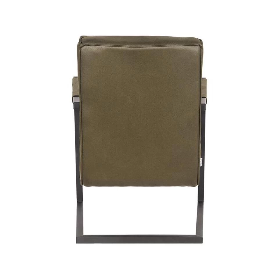 LABEL51 Fauteuil Denmark - Army Green - Microfiber 6 LABEL51 Fauteuil Denmark - Army Green - Microfiber - Afbeelding 4