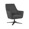 LABEL51 Fauteuil Tod - Antraciet - Weave -Beste Fauteuil Winkel 1000028411