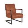 LABEL51 Fauteuil Milo - Cognac - Microfiber -Beste Fauteuil Winkel 1000028420