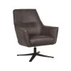 LABEL51 Fauteuil Tod - Antraciet - Microfiber -Beste Fauteuil Winkel 1000028430
