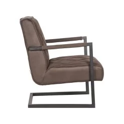 LABEL51 Fauteuil Denmark - Antraciet - Microfiber -Beste Fauteuil Winkel 1000028437 0102