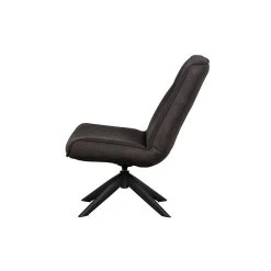 WOOOD Skyler Draaifauteuil - Kunstleer - Zwart - 94x67x85 -Beste Fauteuil Winkel 1000031095 0103