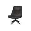 WOOOD Skyler Draaifauteuil - Kunstleer - Zwart - 94x67x85 -Beste Fauteuil Winkel 1000031095