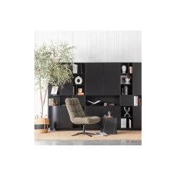 WOOOD Job Draaifauteuil - Teddy - Groen - 101x70x85 -Beste Fauteuil Winkel 1000031099 0103