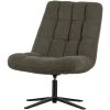 WOOOD Job Draaifauteuil - Teddy - Groen - 101x70x85 -Beste Fauteuil Winkel 1000031099