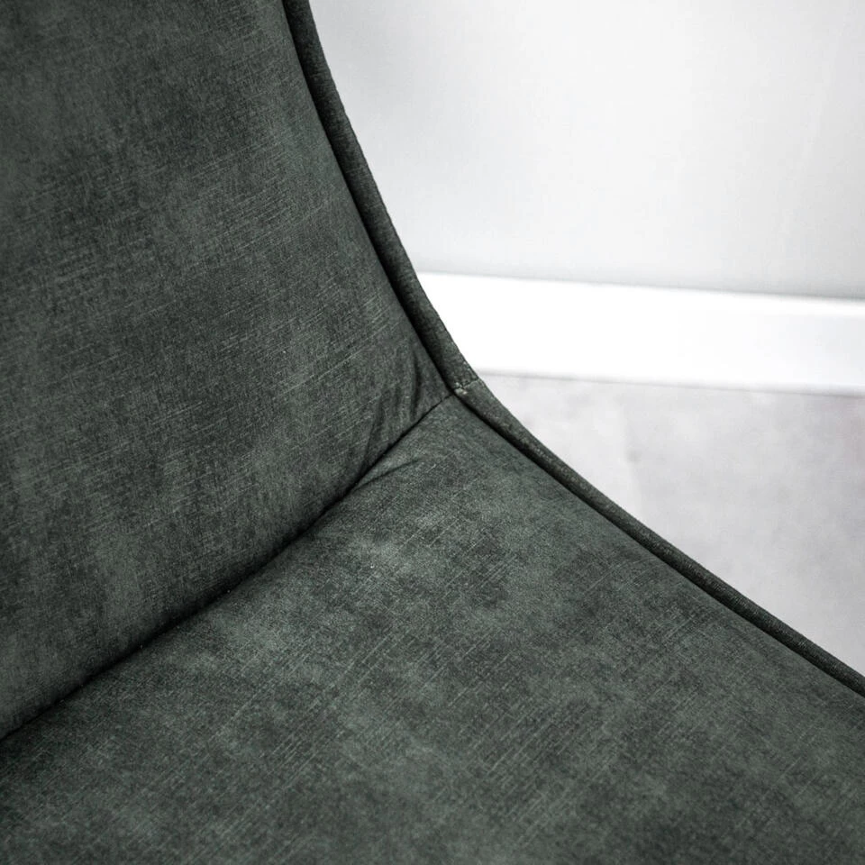 Fauteuil Lowen Velvet Groen - Stof - Groen 6 Fauteuil Lowen Velvet Groen - Stof - Groen - Afbeelding 4