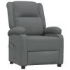 VidaXL Fauteuil Elektrisch Verstelbaar Stof Donkergrijs 71x90.5x96 Cm -Beste Fauteuil Winkel 1000041924