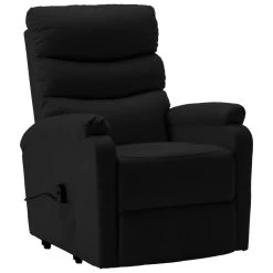 VidaXL Sta-op-stoel Kunstleer Zwart -Beste Fauteuil Winkel 1000041927 0102