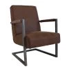 Industriële Leren Fauteuil Bruin Tiger - Leder - Bruin -Beste Fauteuil Winkel 1000041946