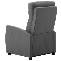 VidaXL Fauteuil Elektrisch Verstelbaar Stof Lichtgrijs -Beste Fauteuil Winkel 1000041954 0103