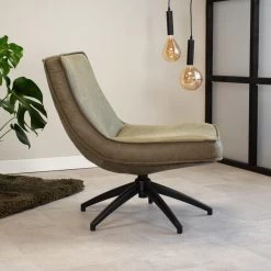 Industriële Draaibare Fauteuil Groen Tommy Eco Leer - Leder - Groen 7 Industriële Draaibare Fauteuil Groen Tommy Eco Leer - Leder - Groen -Beste Fauteuil Winkel 1000041965 0101