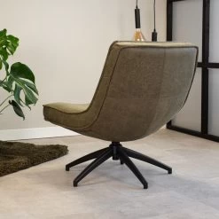 Industriële Draaibare Fauteuil Groen Tommy Eco Leer - Leder - Groen 8 Industriële Draaibare Fauteuil Groen Tommy Eco Leer - Leder - Groen -Beste Fauteuil Winkel 1000041965 0102
