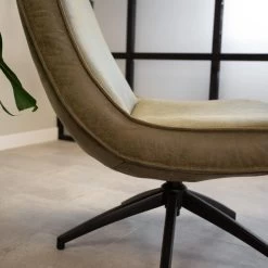 Industriële Draaibare Fauteuil Groen Tommy Eco Leer - Leder - Groen 9 Industriële Draaibare Fauteuil Groen Tommy Eco Leer - Leder - Groen -Beste Fauteuil Winkel 1000041965 0103