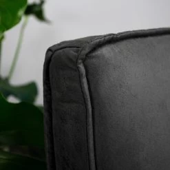 Industriële Draaibare Fauteuil Antraciet Tommy Eco Leer - Leder - Grijs -Beste Fauteuil Winkel 1000041970 0103