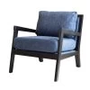 Industriële Fauteuil Morris Stof Blauw - Stof - Blauw -Beste Fauteuil Winkel 1000041981