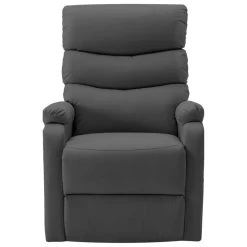 VidaXL Sta-op-stoel Kunstleer Antracietkleurig -Beste Fauteuil Winkel 1000041998 0103