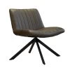 Draaibare Fauteuil Industrieel Leon Groen - Kunstleder - Groen -Beste Fauteuil Winkel 1000042007