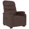 VidaXL Sta-op-stoel Kunstleer Bruin 2 VidaXL Sta-op-stoel Kunstleer Bruin -Beste Fauteuil Winkel 1000042012