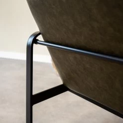 Industriële Fauteuil Mitch Groen - Kunstleder - Groen -Beste Fauteuil Winkel 1000042020 0103