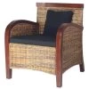 VidaXL Fauteuil Handgeweven Rattan 2 VidaXL Fauteuil Handgeweven Rattan -Beste Fauteuil Winkel 1000043927