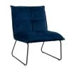 Velvet Fauteuil Maud Donkerblauw - Stof - Blauw 1 Velvet Fauteuil Maud Donkerblauw - Stof - Blauw -Beste Fauteuil Winkel 1000058494