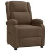 VidaXL Televisiefauteuil Stof Bruin -Beste Fauteuil Winkel 1000061389
