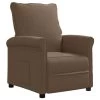 VidaXL Recliner Stof Bruin -Beste Fauteuil Winkel 1000061392
