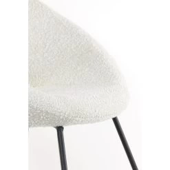 Stoel Antony - Crème - Bouclé -Beste Fauteuil Winkel 1000063169 0102