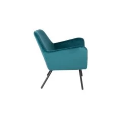 Giga Meubel Fauteuil Velvet Blauw - Zithoogte 42cm - Stoel Bon -Beste Fauteuil Winkel 1000068562 0102